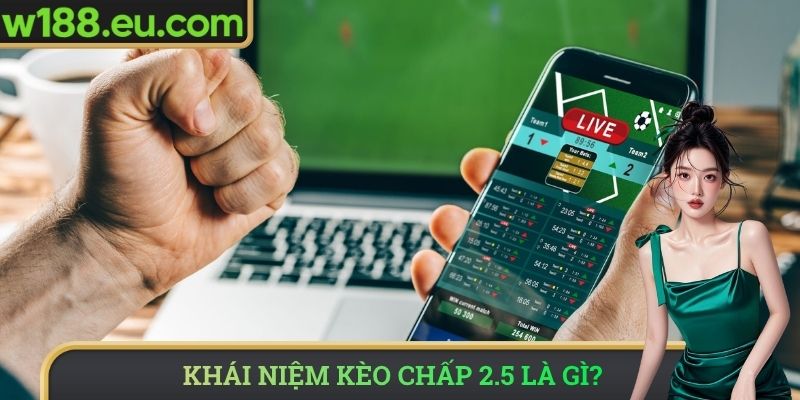 Khái niệm kèo chấp 2.5 là gì?